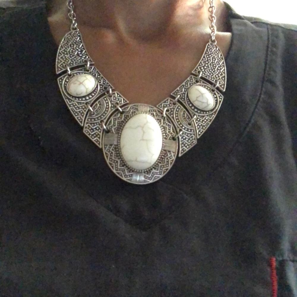 Chain and matching earrings